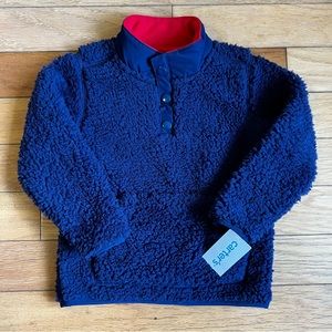 NWT Carter’s Quarter Snap Fleece Pullover - Toddler